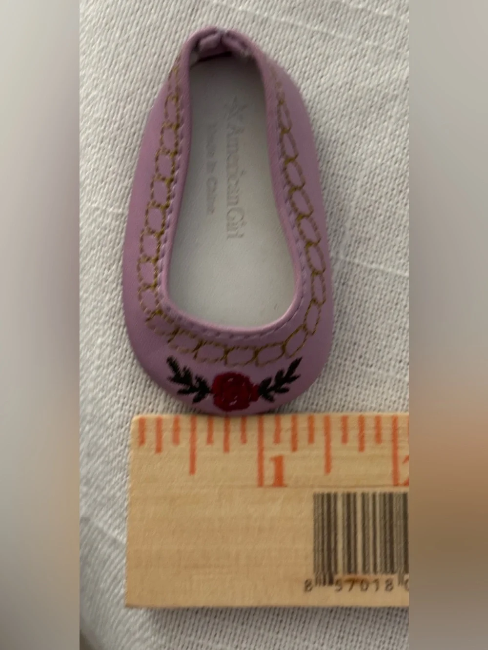 American Girl Caroline Retired Holiday Outfit Purple Shoes